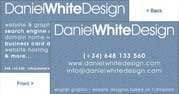 Daniel White Design Business Card
